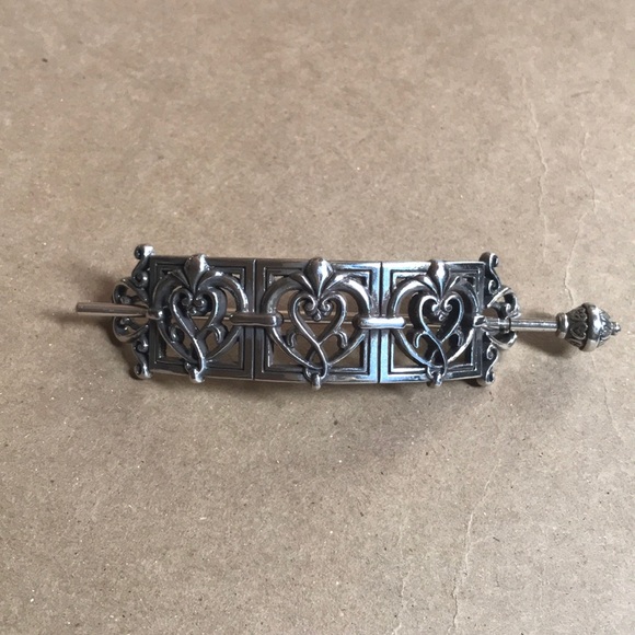Brighton Accessories Rare Vintage Brighton Hair Clip Silver Toned